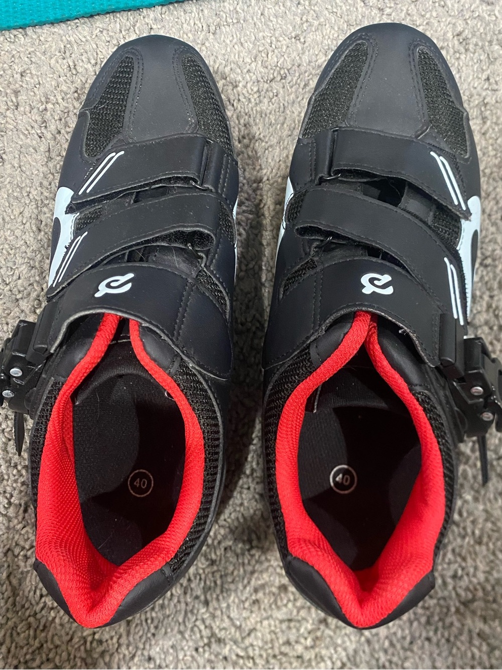 Peloton cycling shoes: Women’s size 40